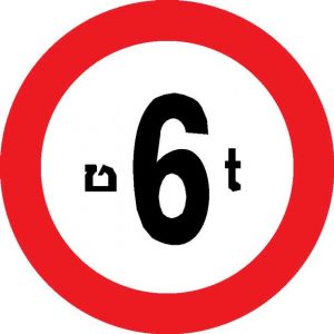 אסורה הכניסה לכל רכב, שמשקלו …