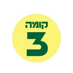 שלט קומות עגול